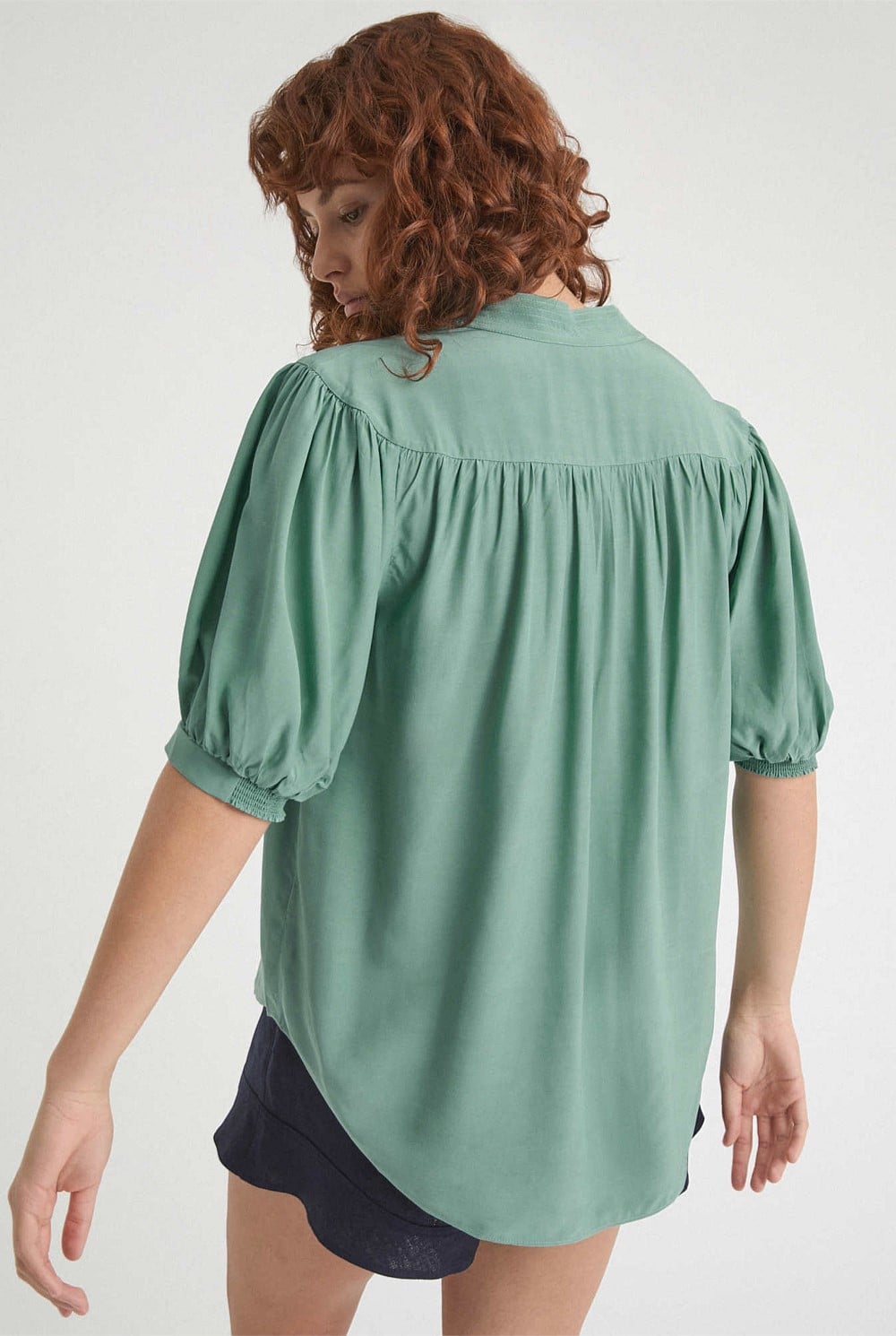 Yoke Shoulder Blouse