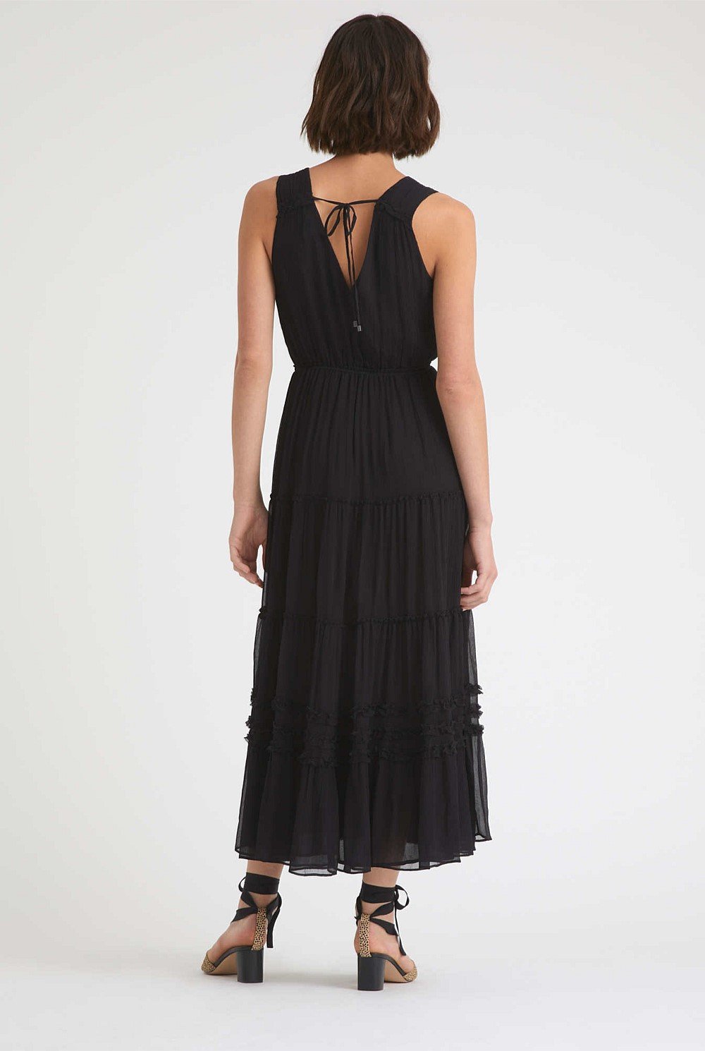 Frilled Maxi Dress