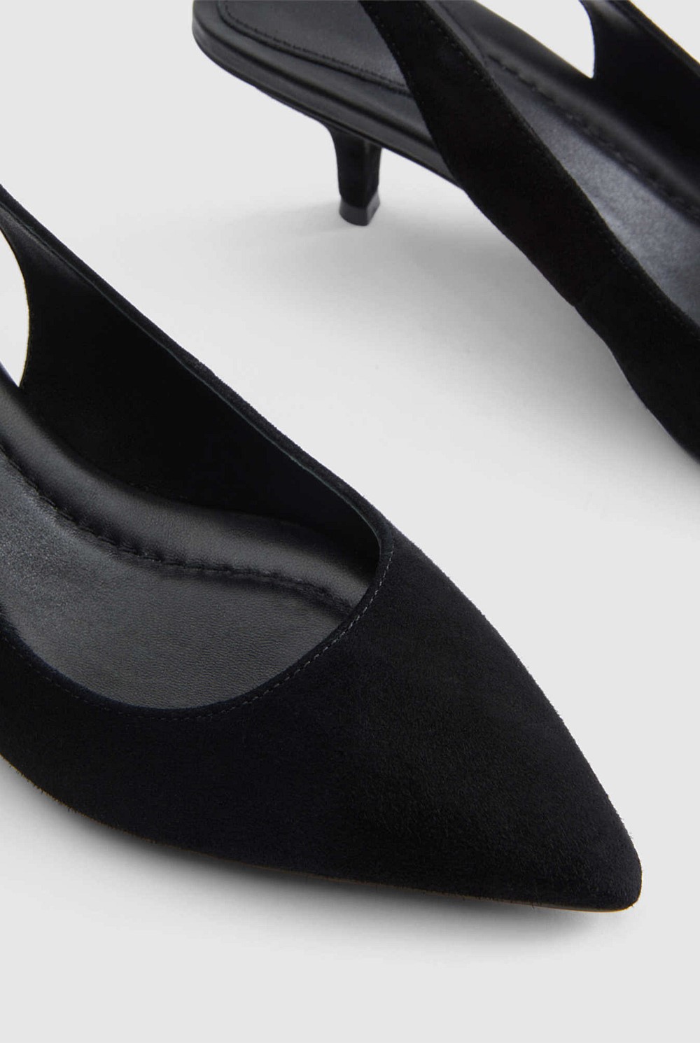 Gwen 65mm Suede Sling Back