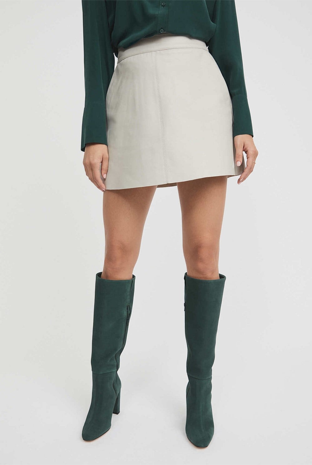 Leather Mini Skirt