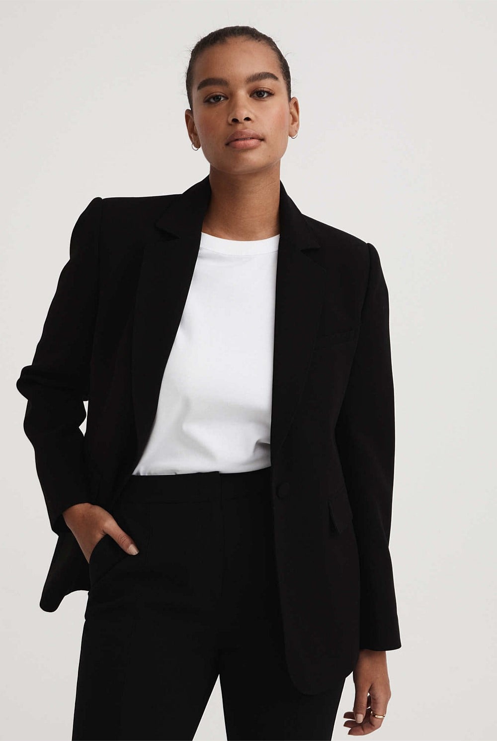 Button Detail Blazer