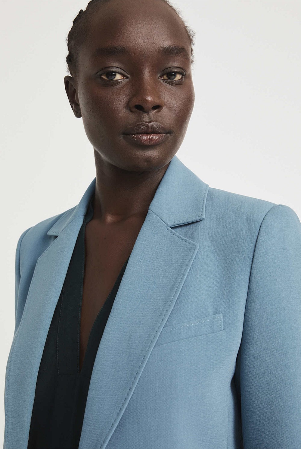 Button Detail Blazer