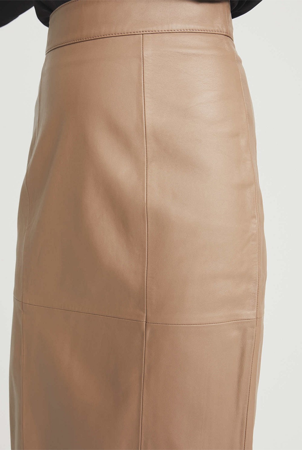 Leather Pencil Skirt