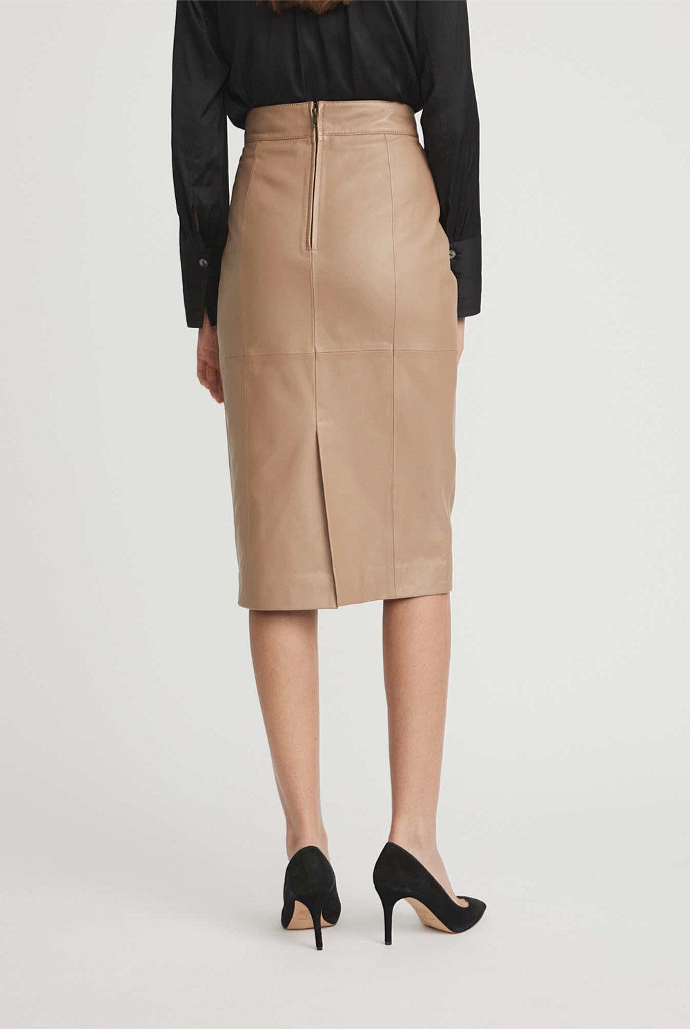 Leather Pencil Skirt