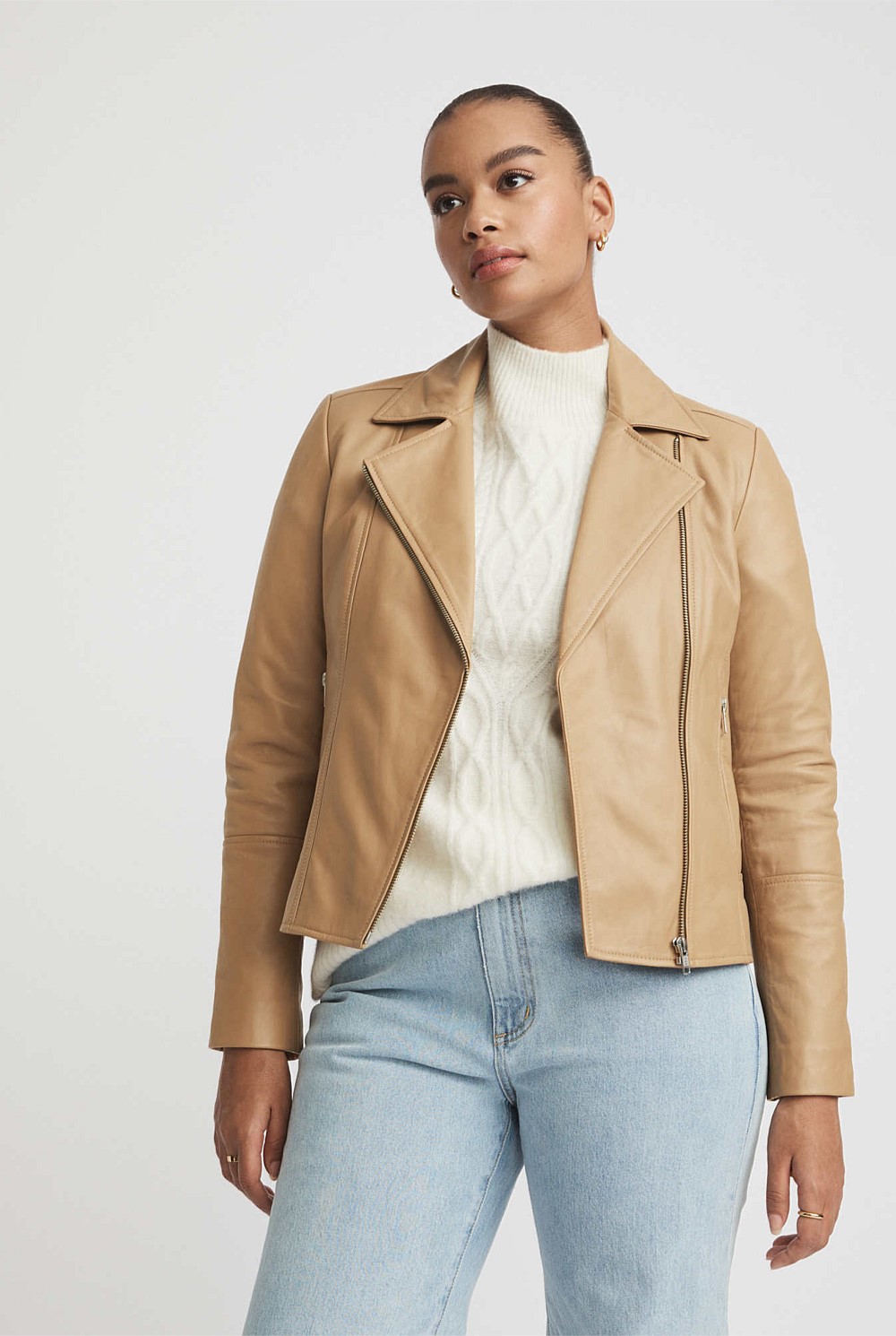 Leather Biker Jacket