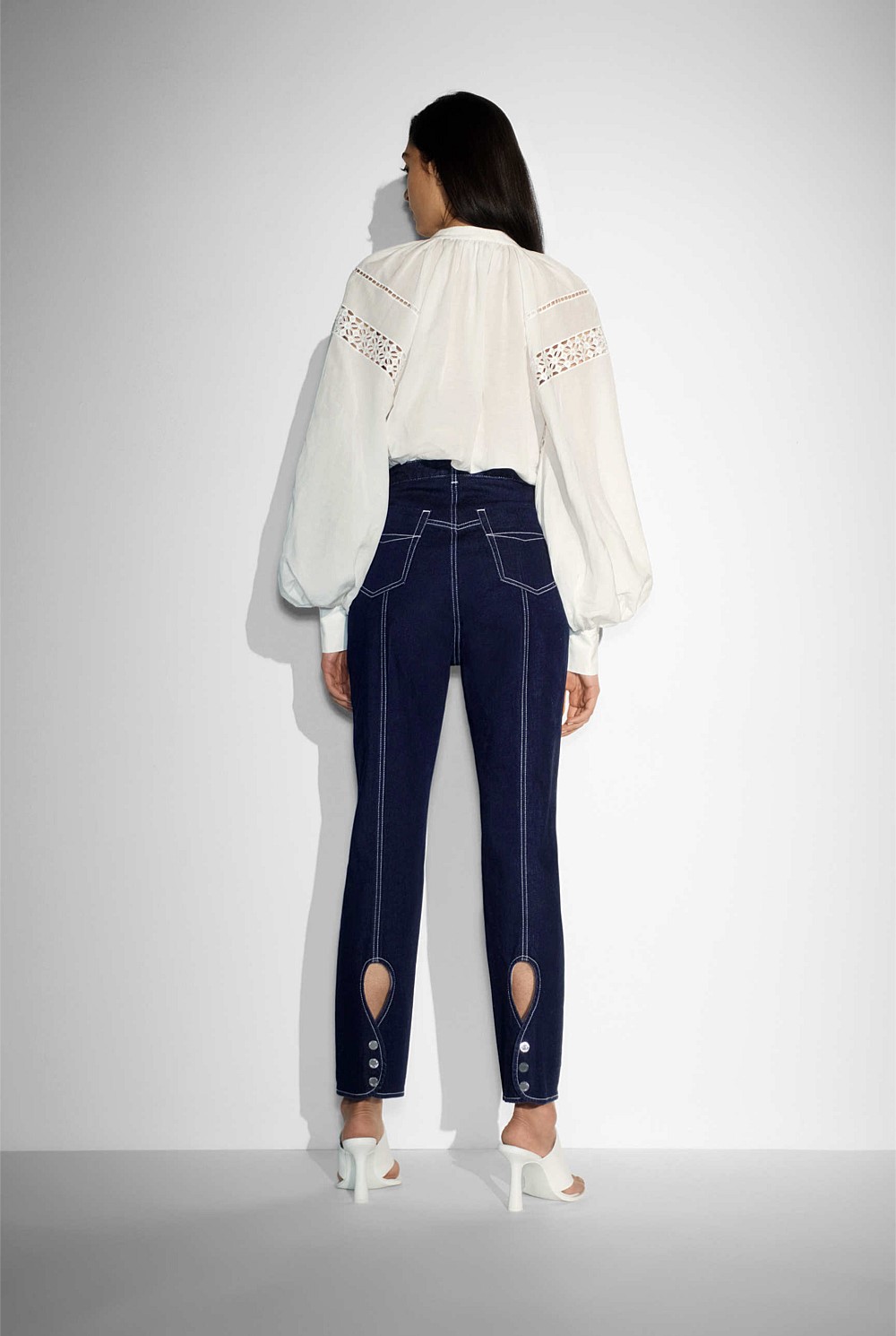 Linen Lace Blouse