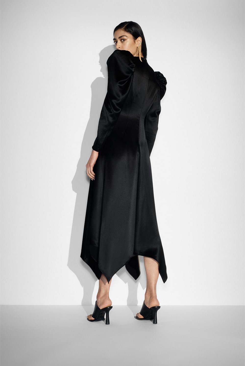 Deep V-Neckline Dress