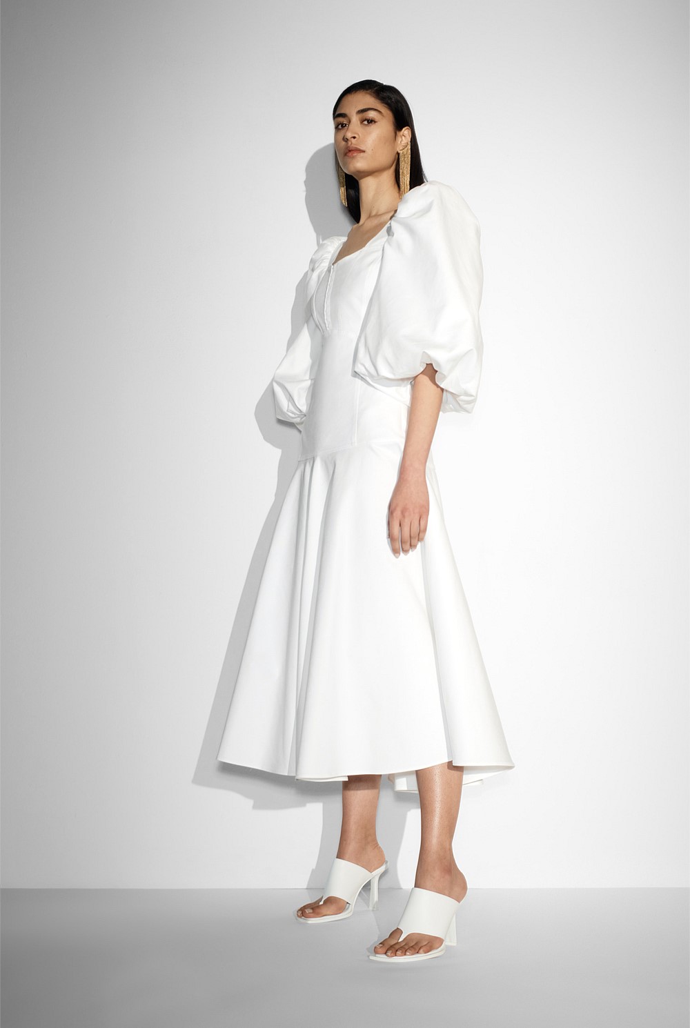 Volume Sleeve Dress