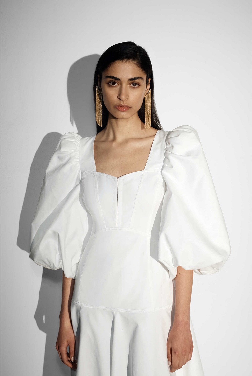 Volume Sleeve Dress