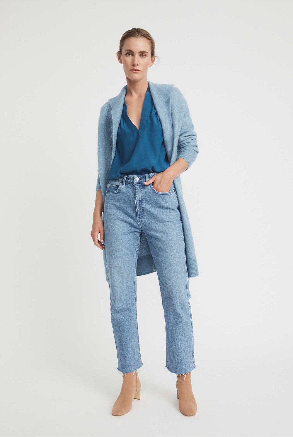 Yoke Shoulder Blouse