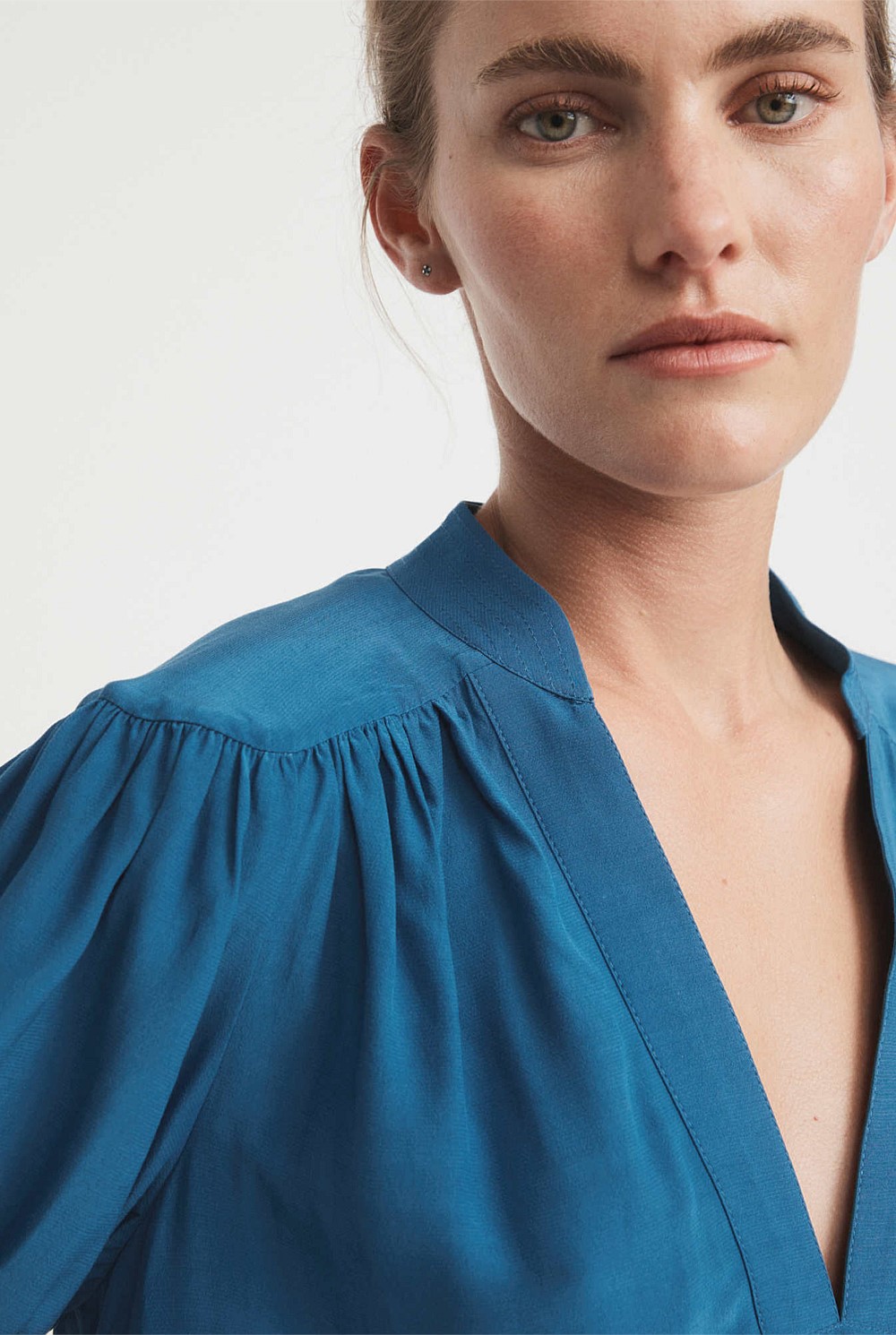 Yoke Shoulder Blouse