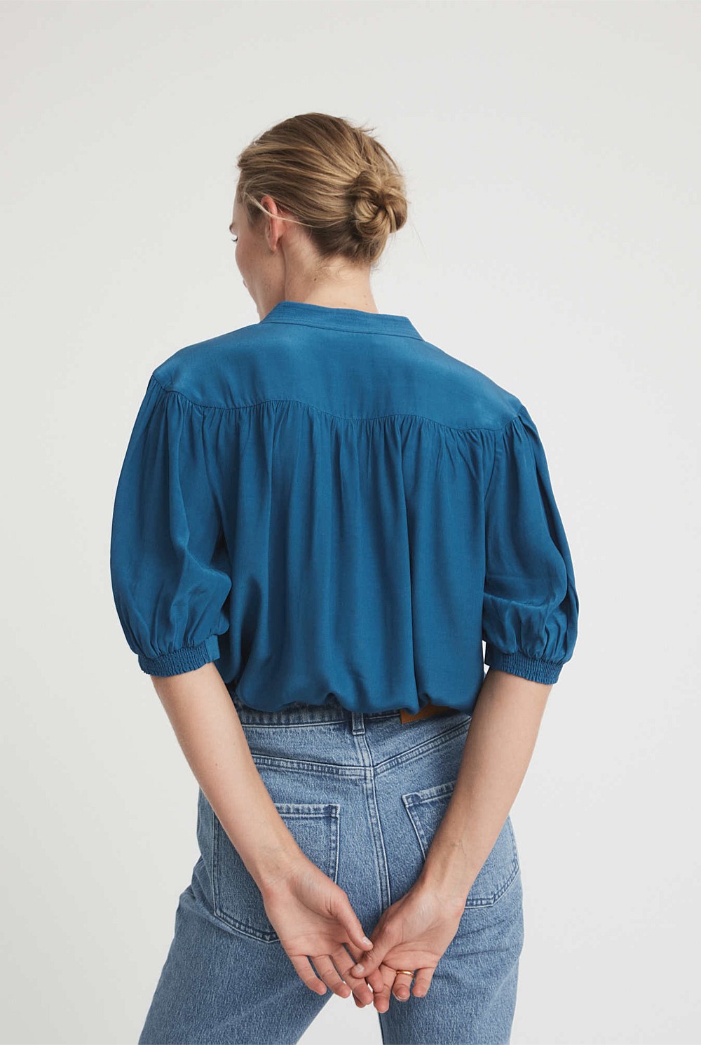 Yoke Shoulder Blouse