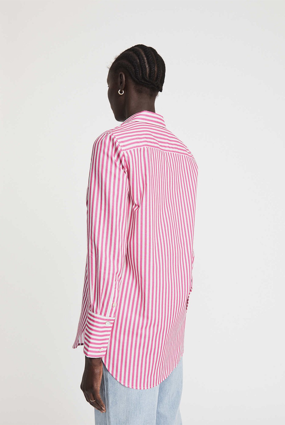 Cotton Oxford Striped Shirt