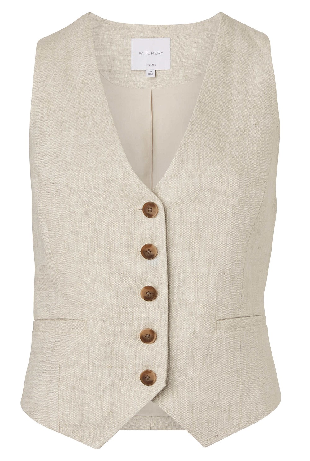 Yarn Dye Linen Waistcoat
