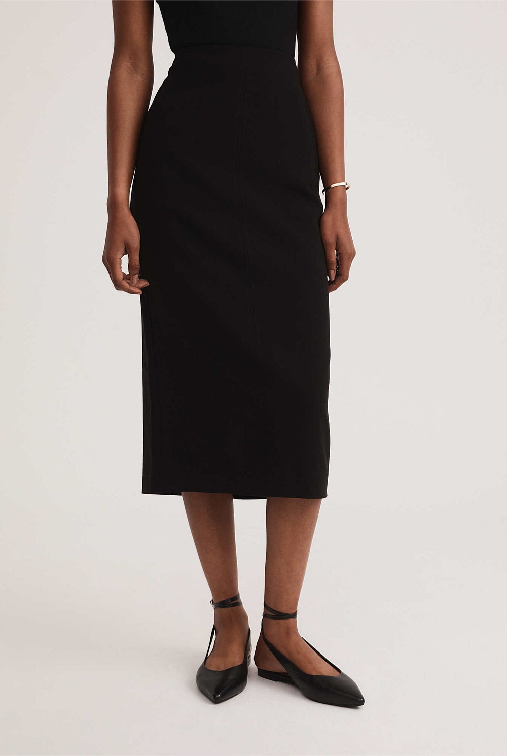 Seam Detail Pencil Skirt