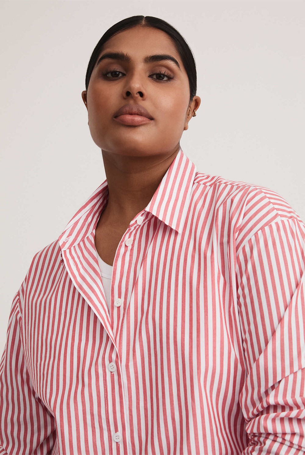 Stripe Cotton Shirt
