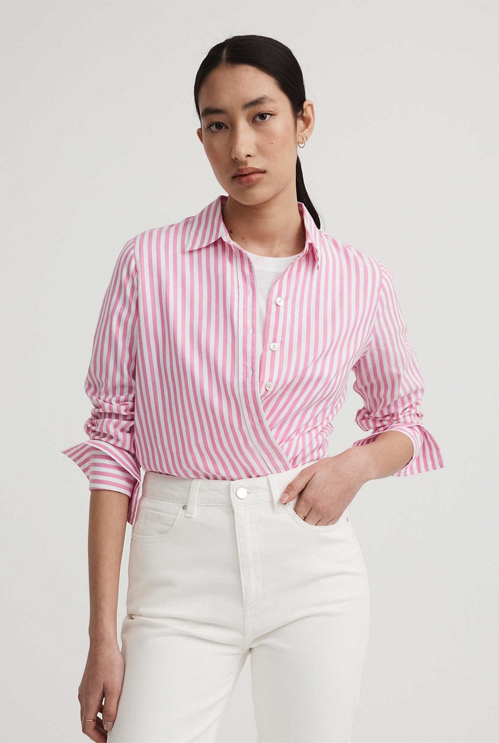 Stripe Cotton Shirt