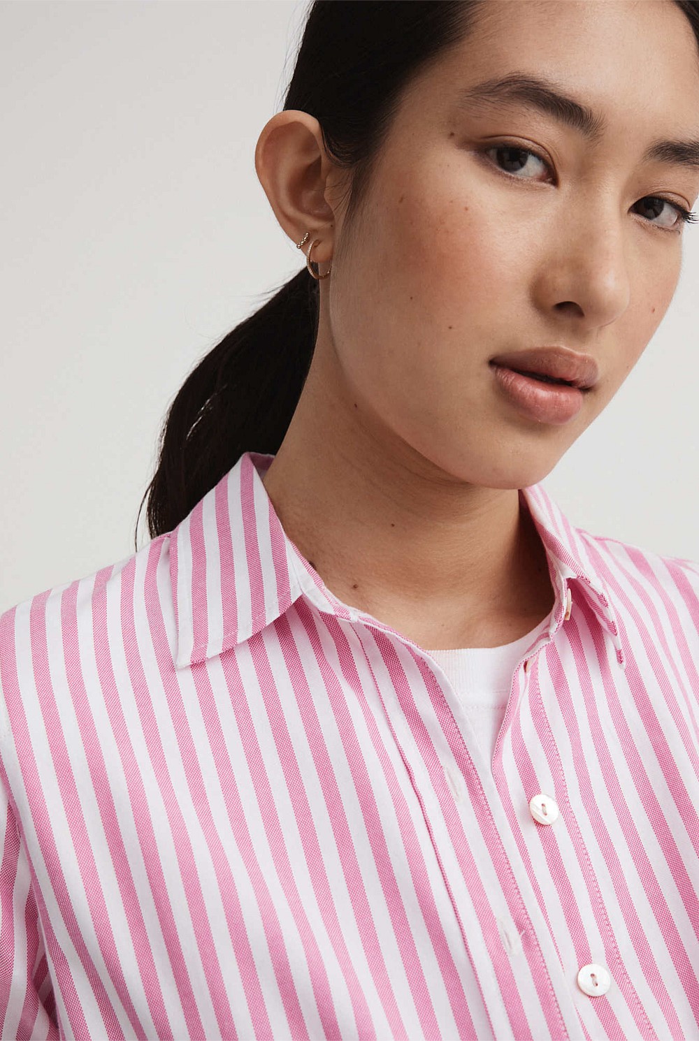 Stripe Cotton Shirt