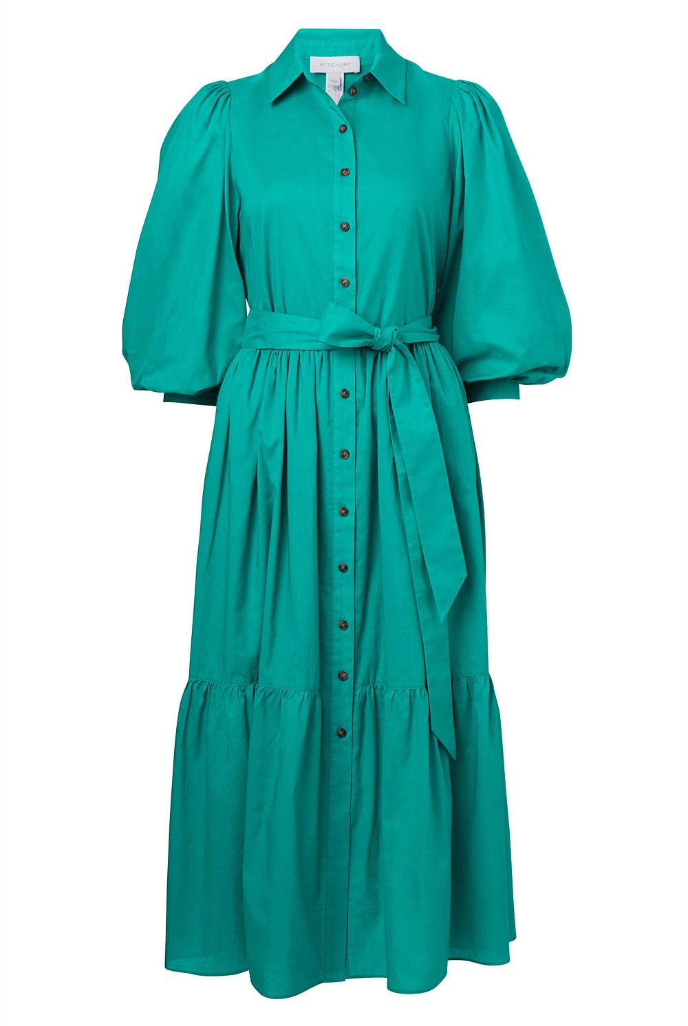 Cotton Voile Tiered Dress
