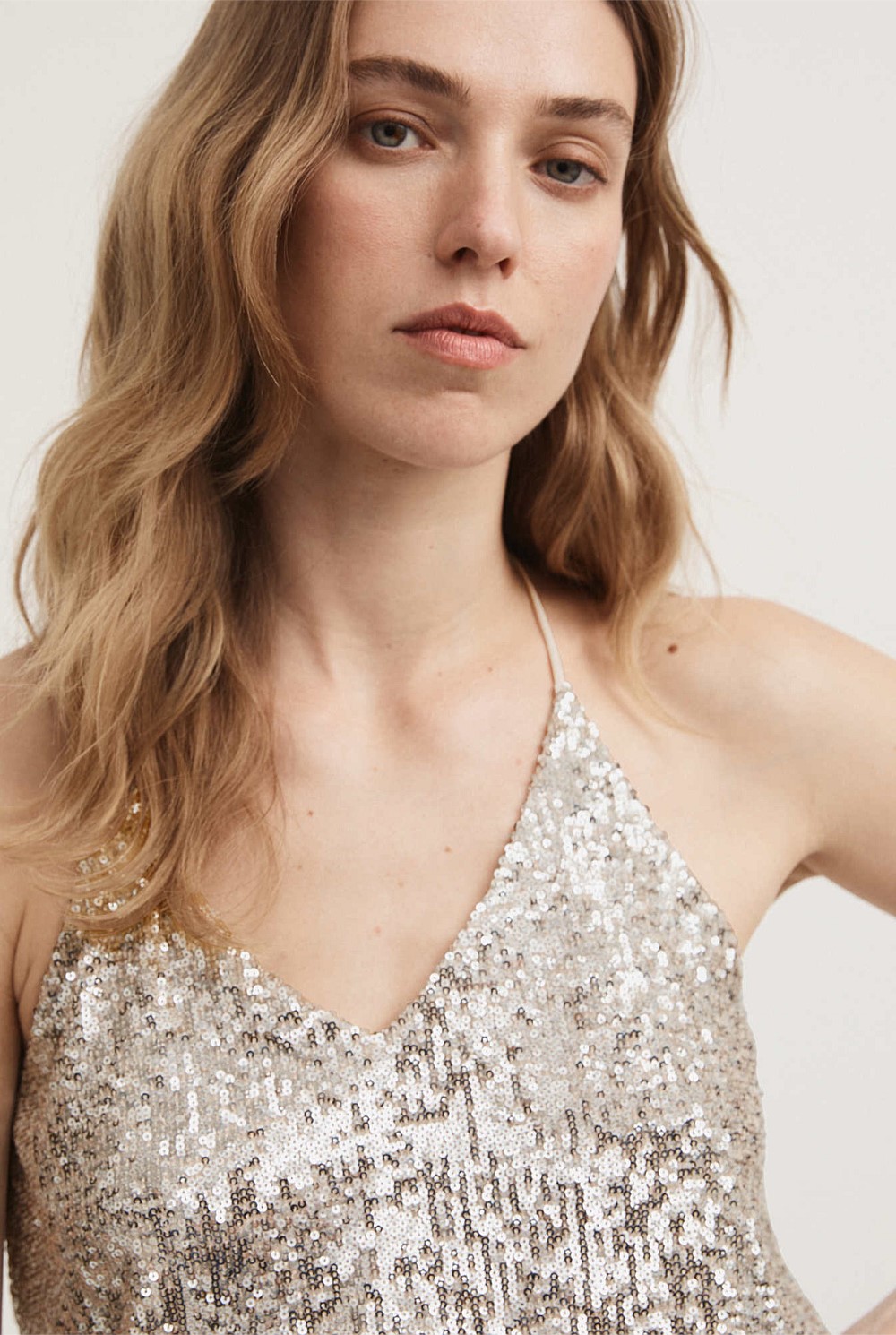 Sequin Camisole Top