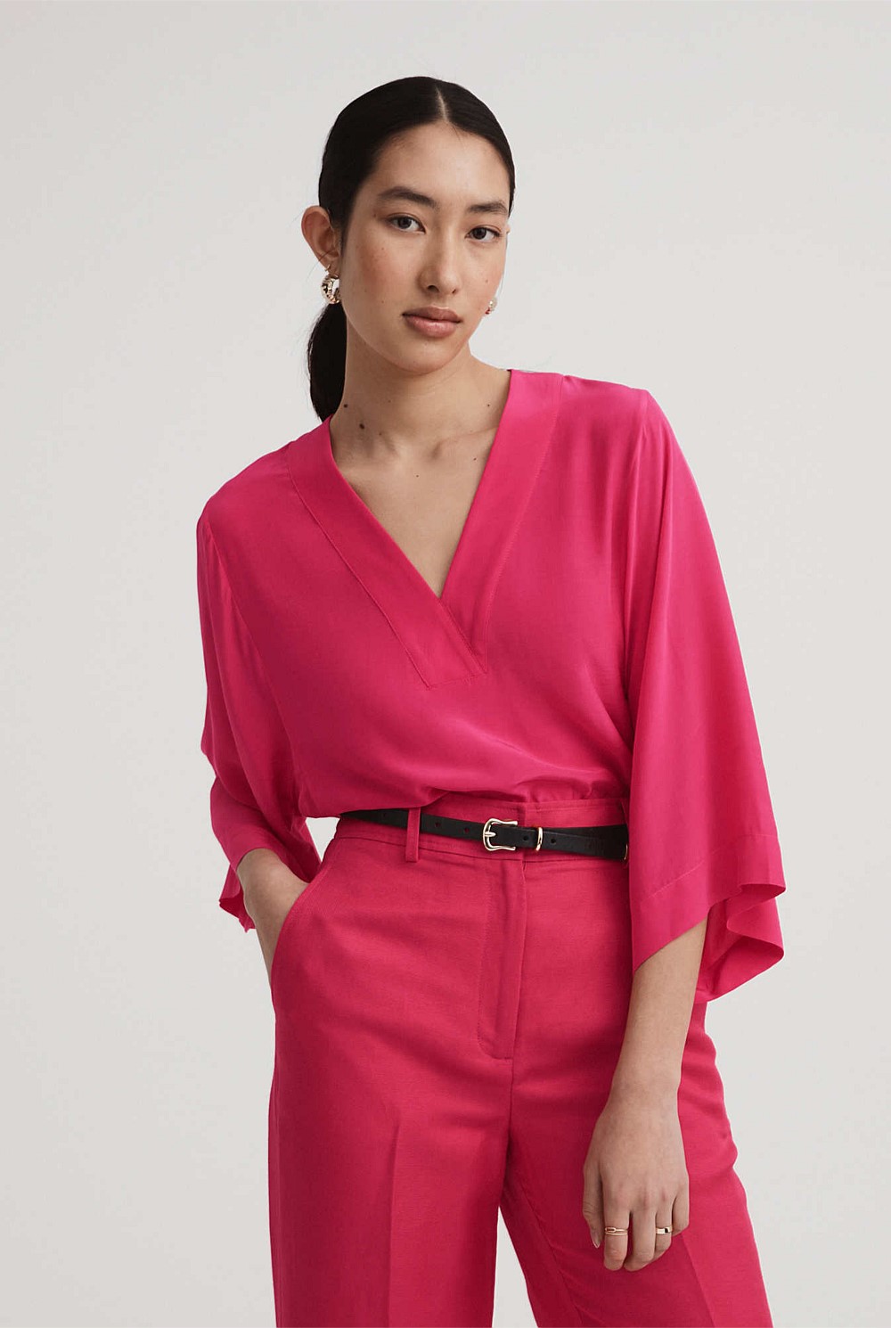 Kaftan V Neck Blouse