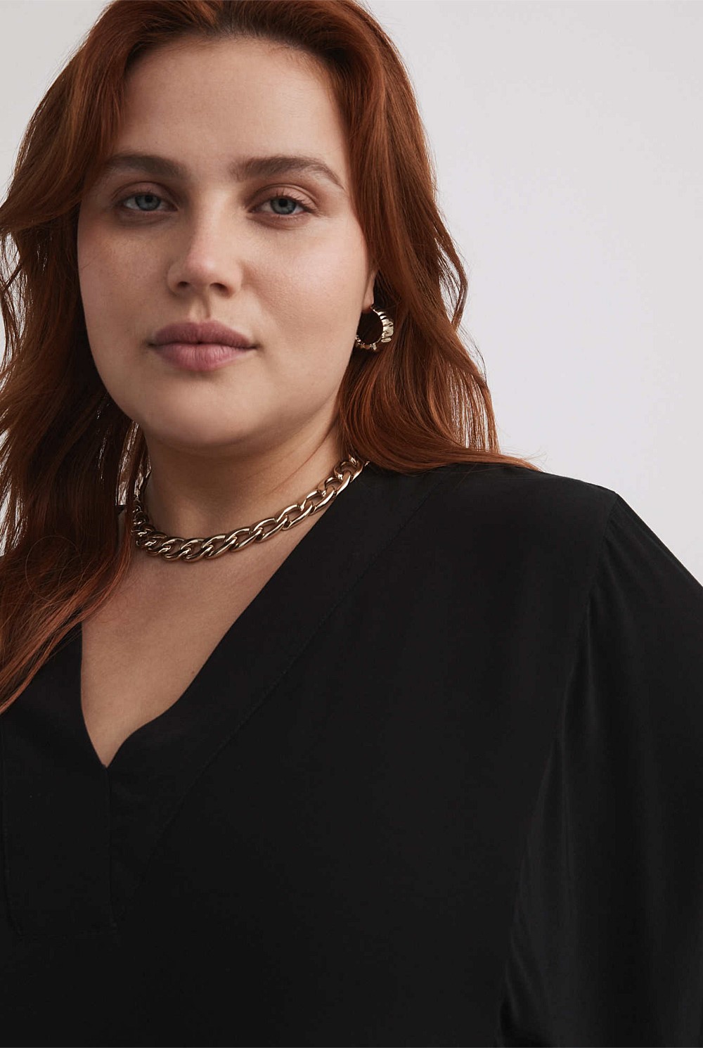 Kaftan V Neck Blouse