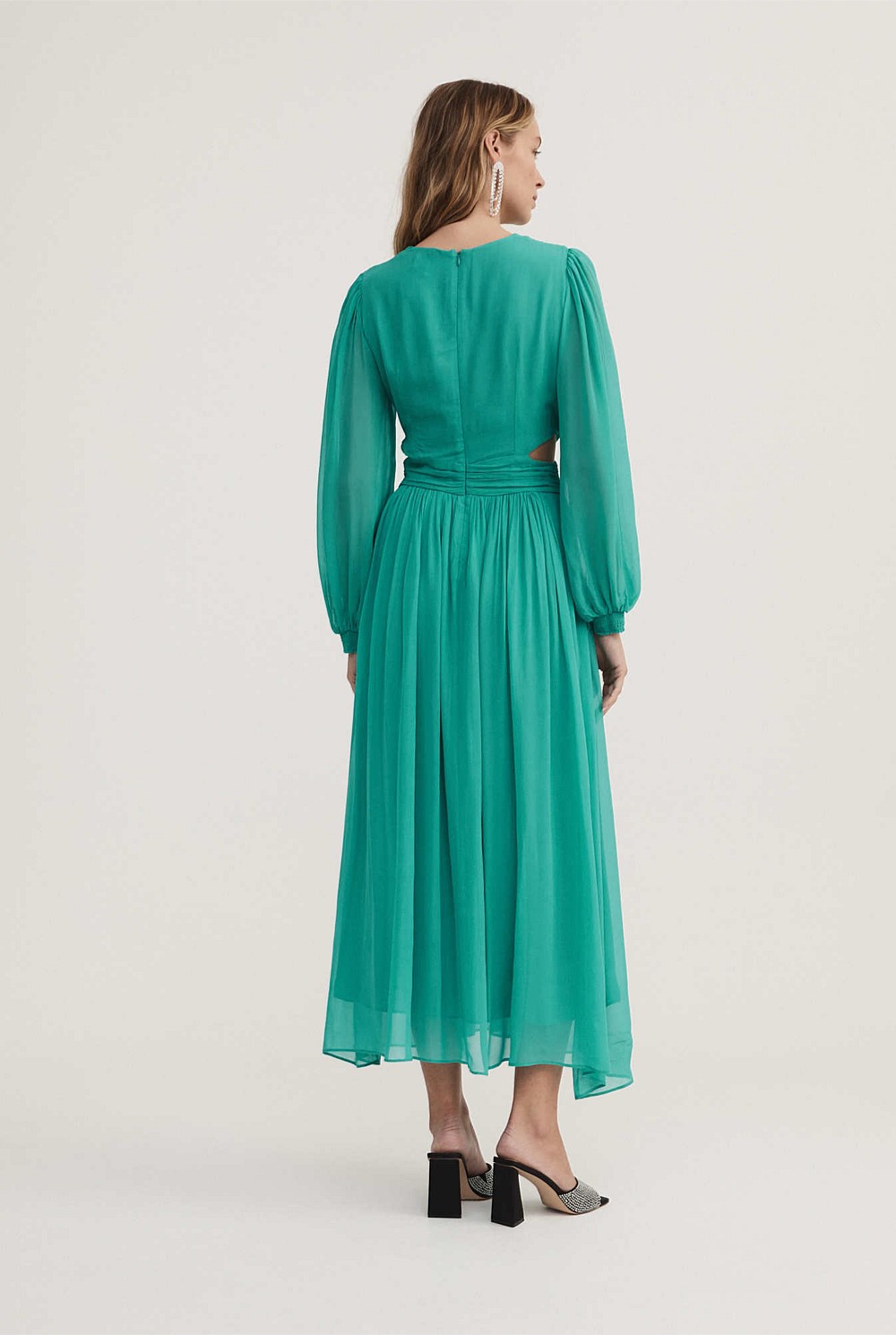 Georgette Cut Out Dress