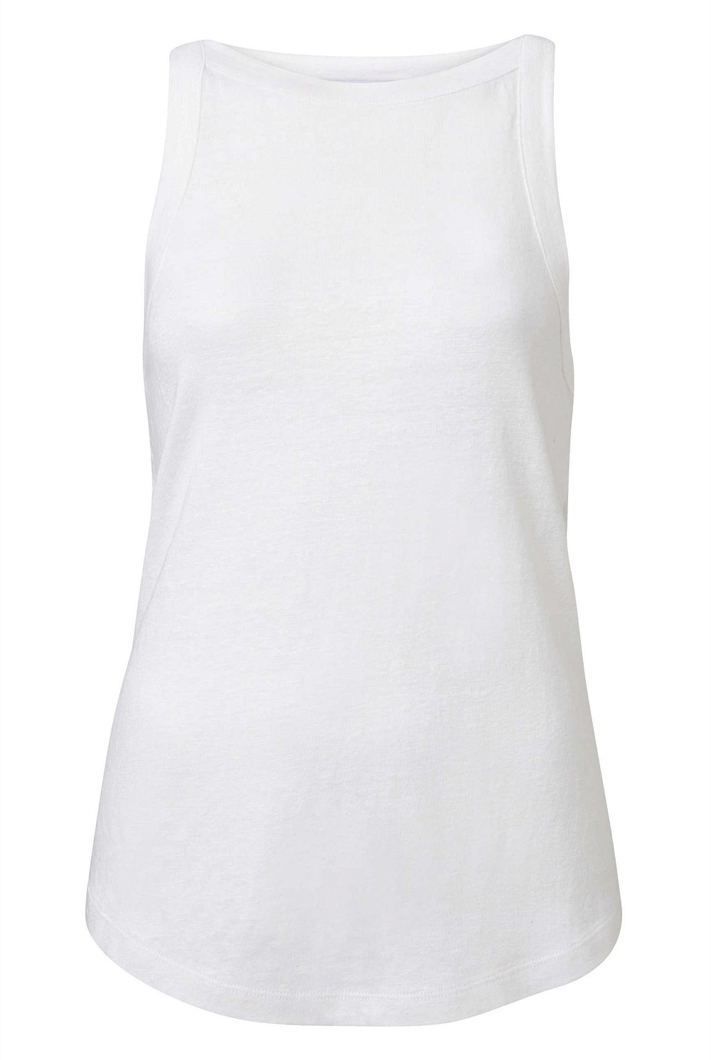 Linen Bind Detail Tank