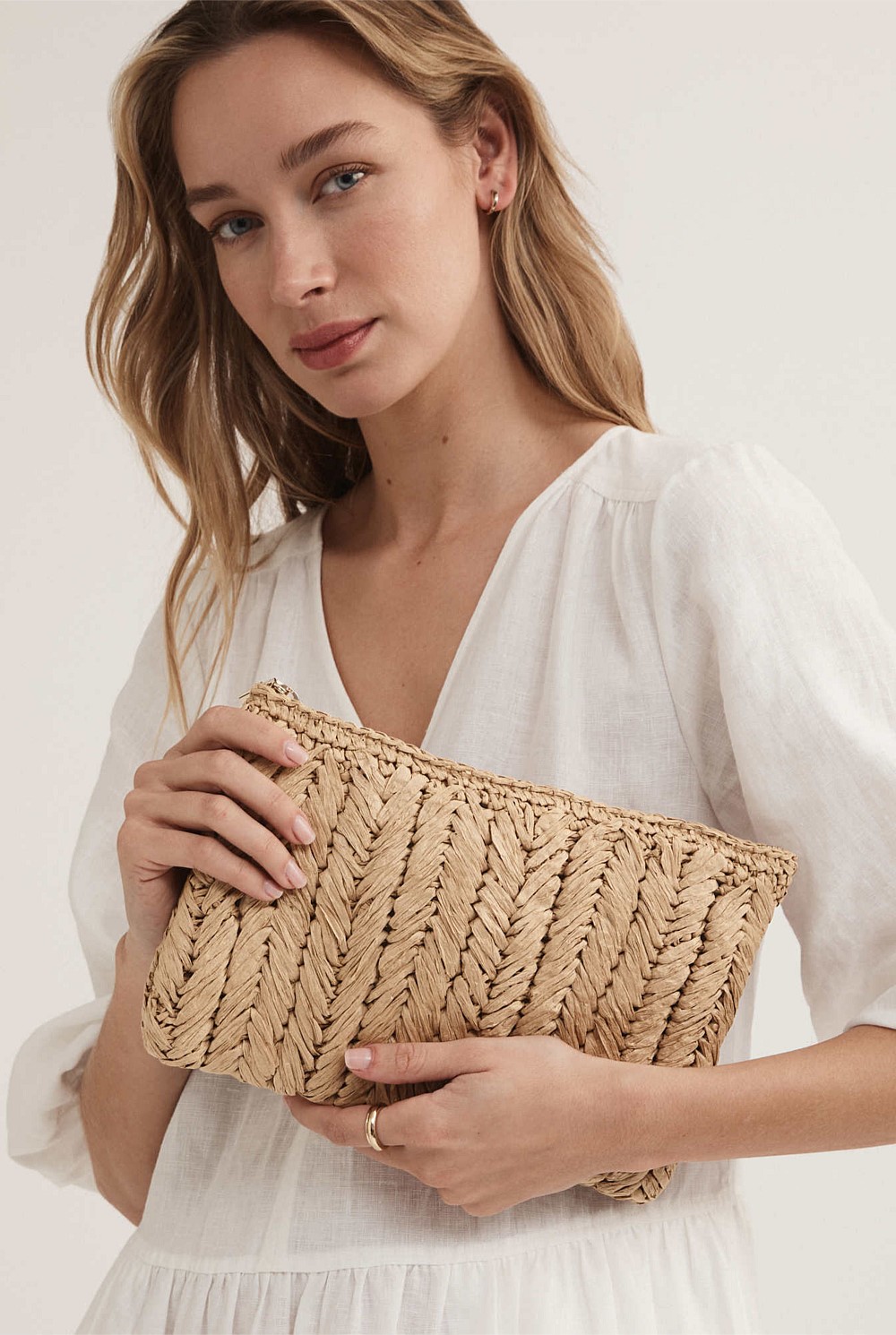 Penny Woven Pouch