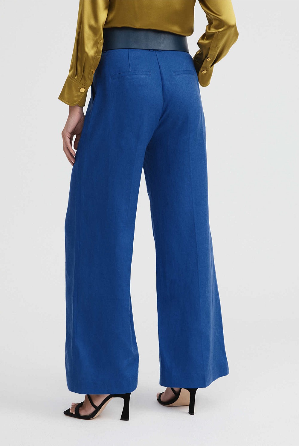 Linen Wide Leg Trouser