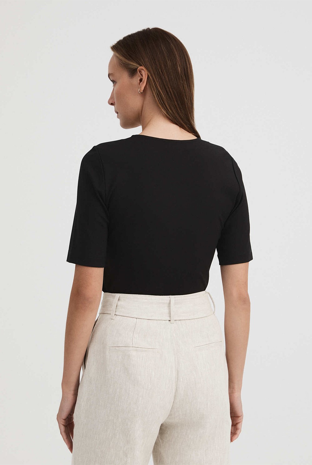 Ponte Crew Neck Tee