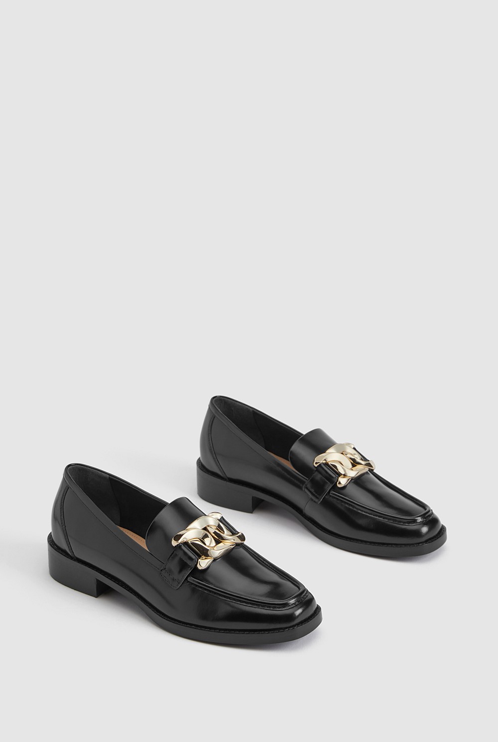 Embellished Penny Leather Loafer
