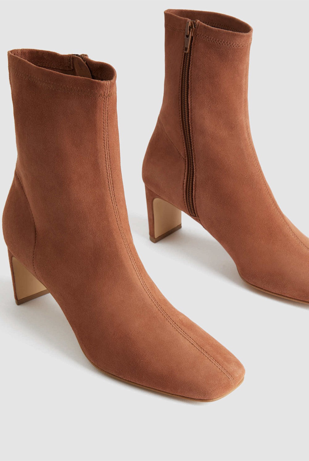 Suede 65mm Heel Bootie