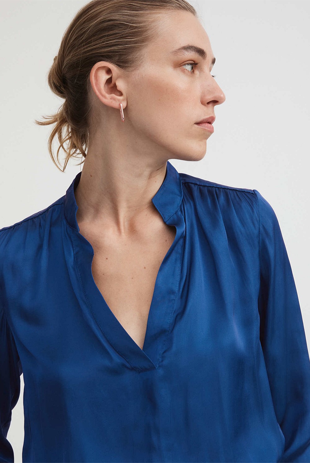 Modern Cuff Blouse