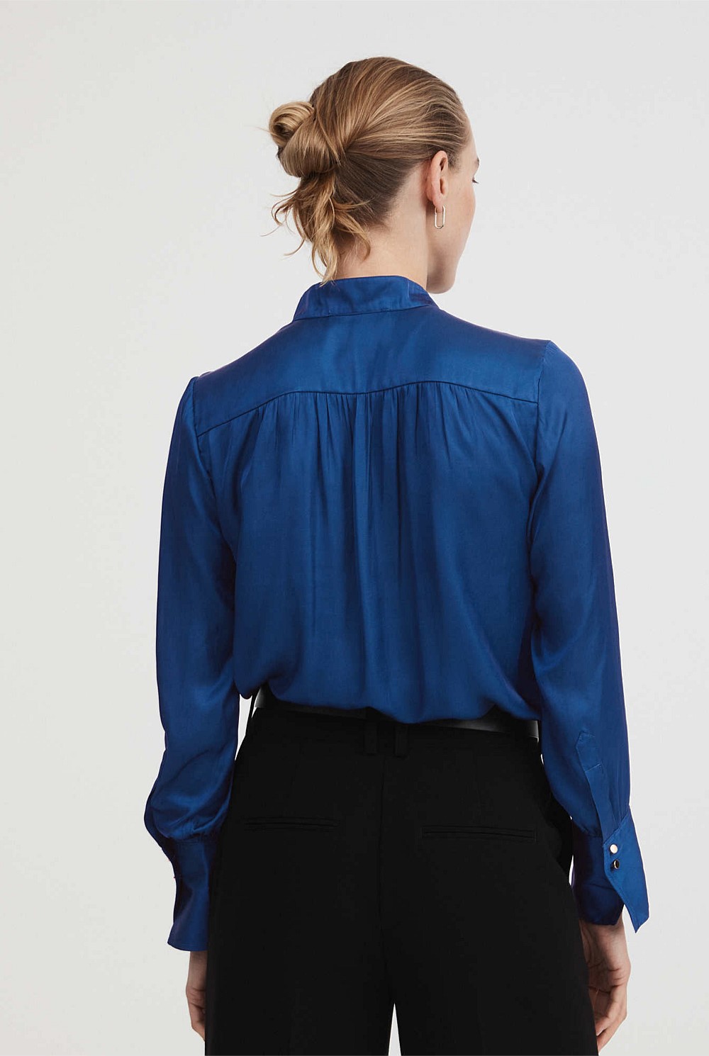 Modern Cuff Blouse