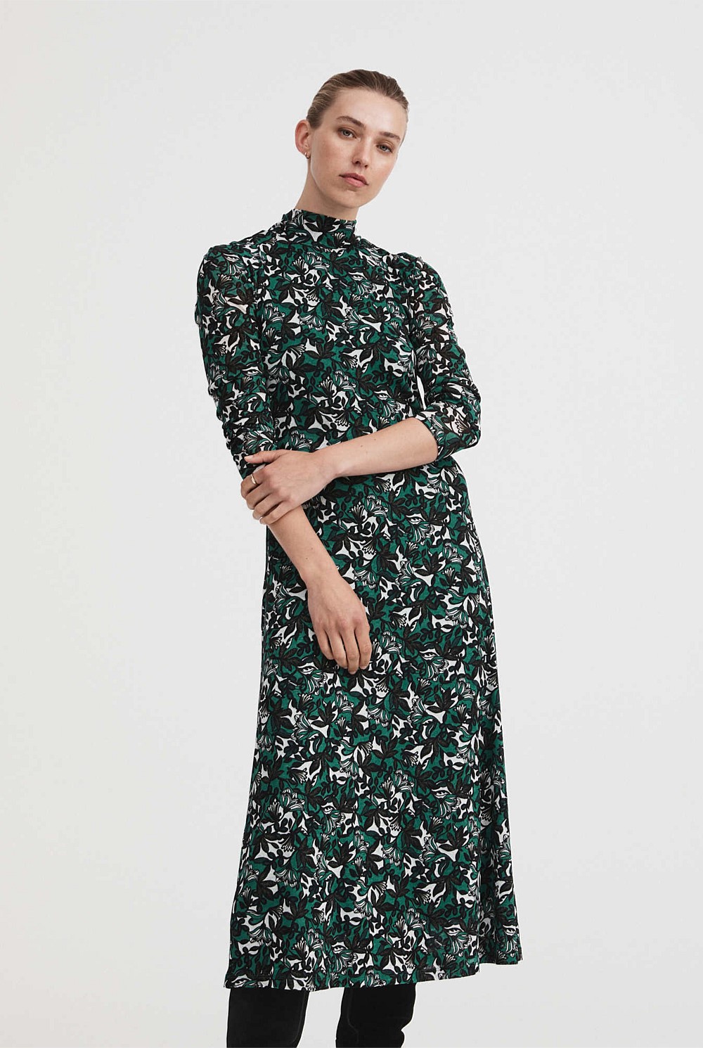 Mesh Folk Blossom Dress