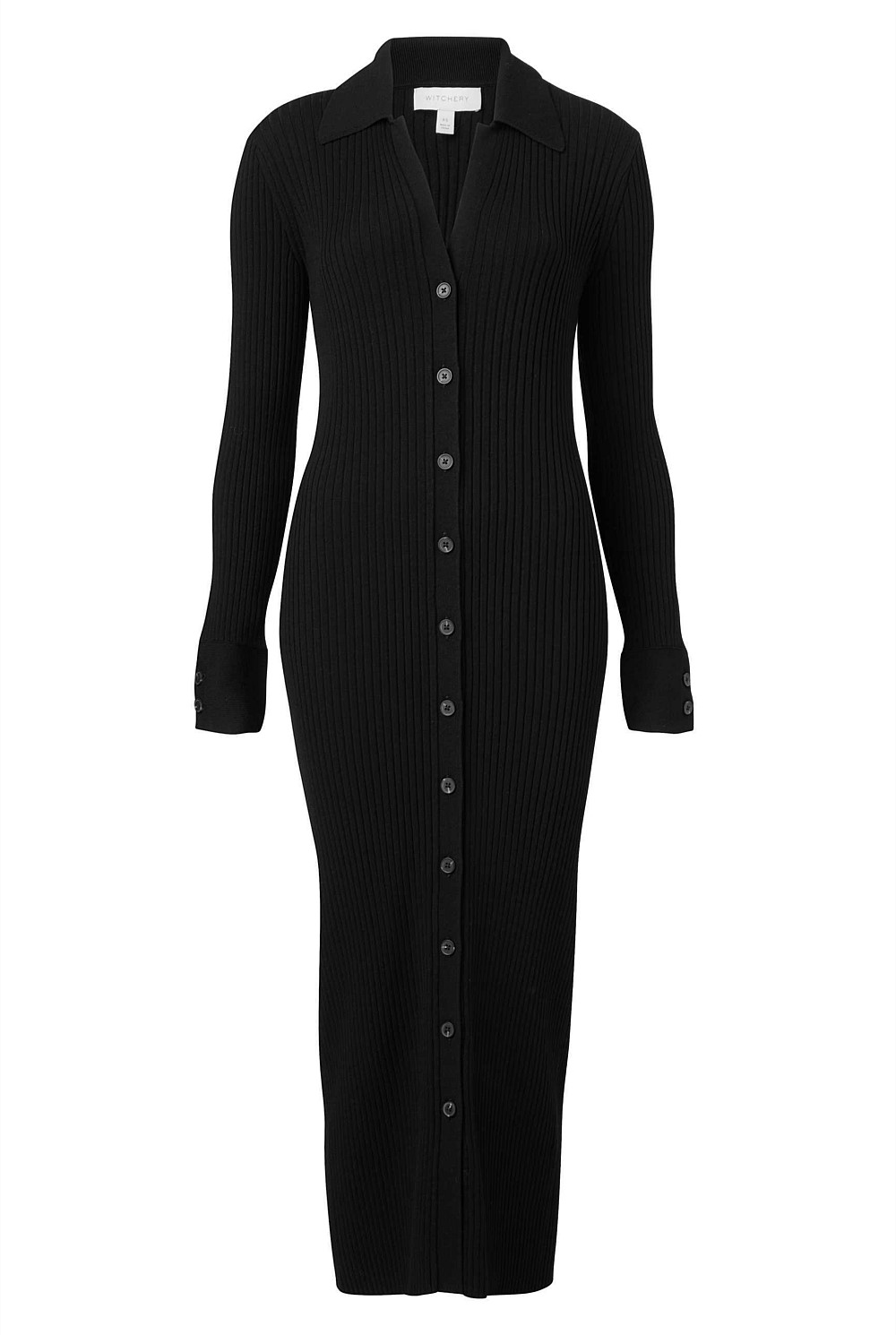 Button Through Rib Longline Cardigan