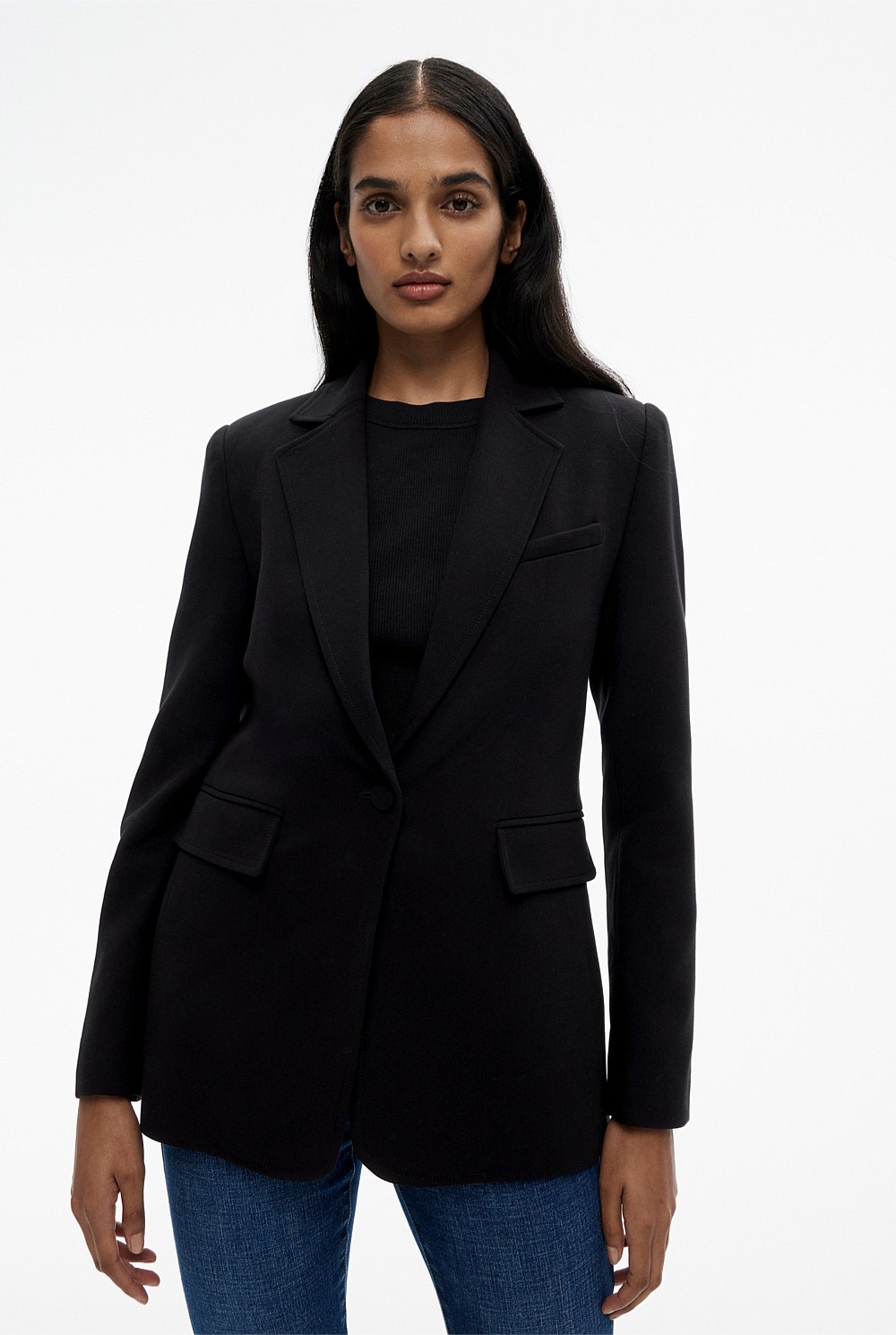 Classic Single-Breasted Blazer