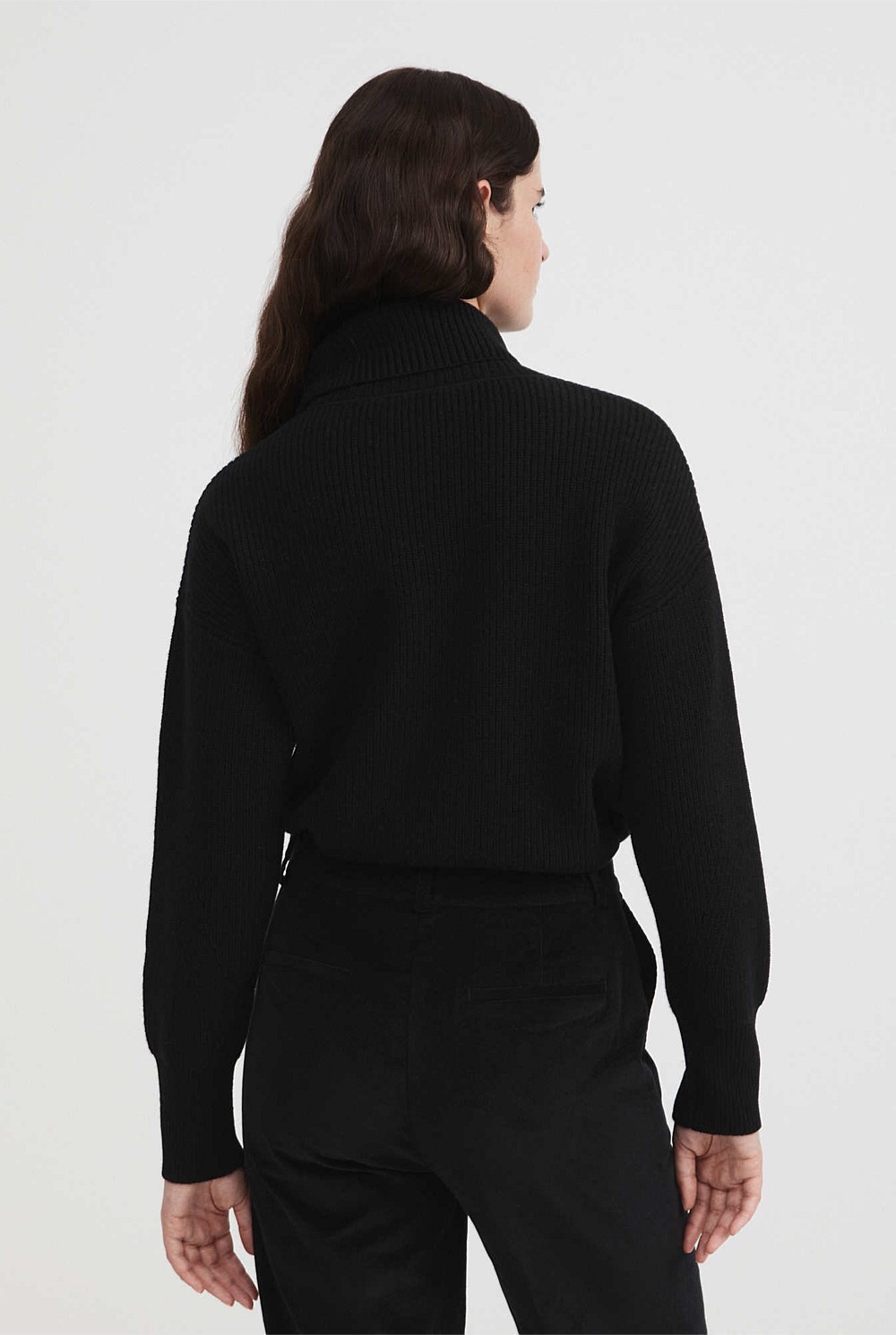 Merino Zip Through Knit