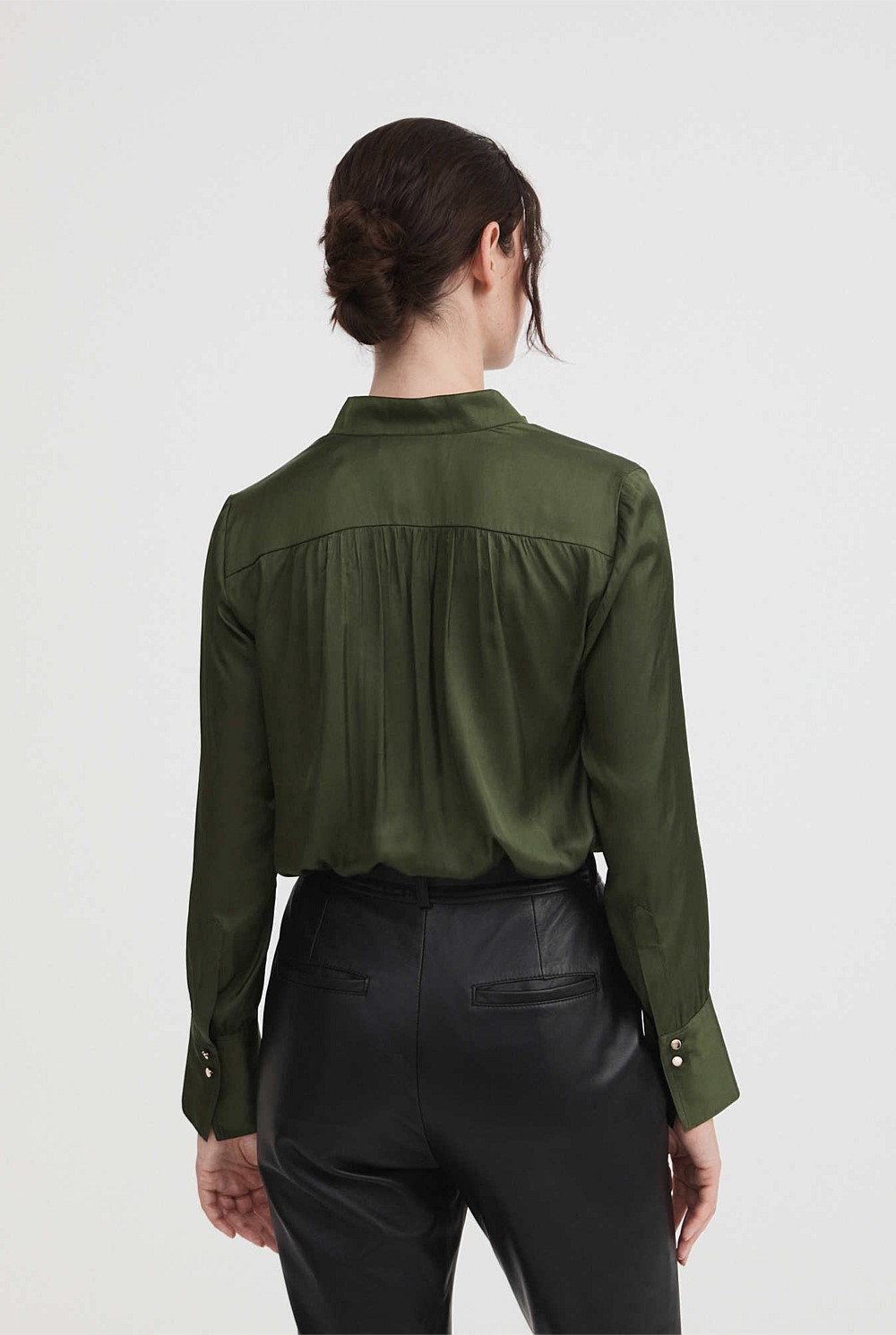 Modern Cuff Blouse