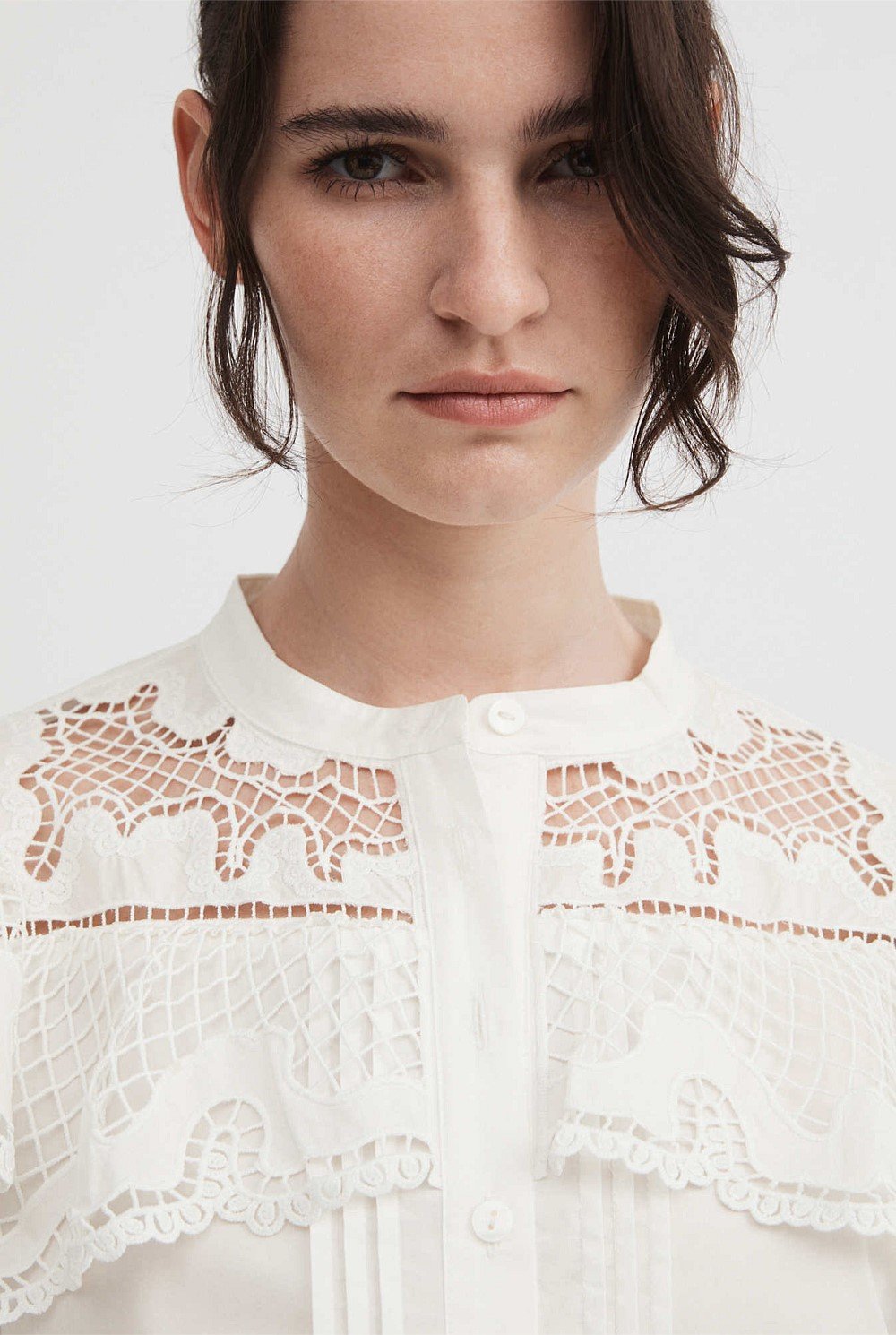 Cotton Lace Blouse