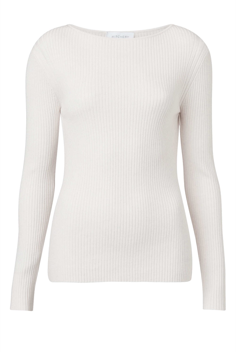 Boat Neck Rib Knit