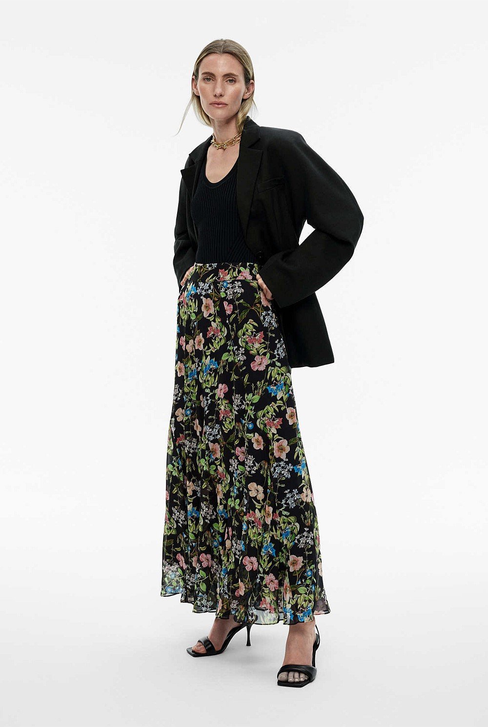 Botanical Maxi Skirt