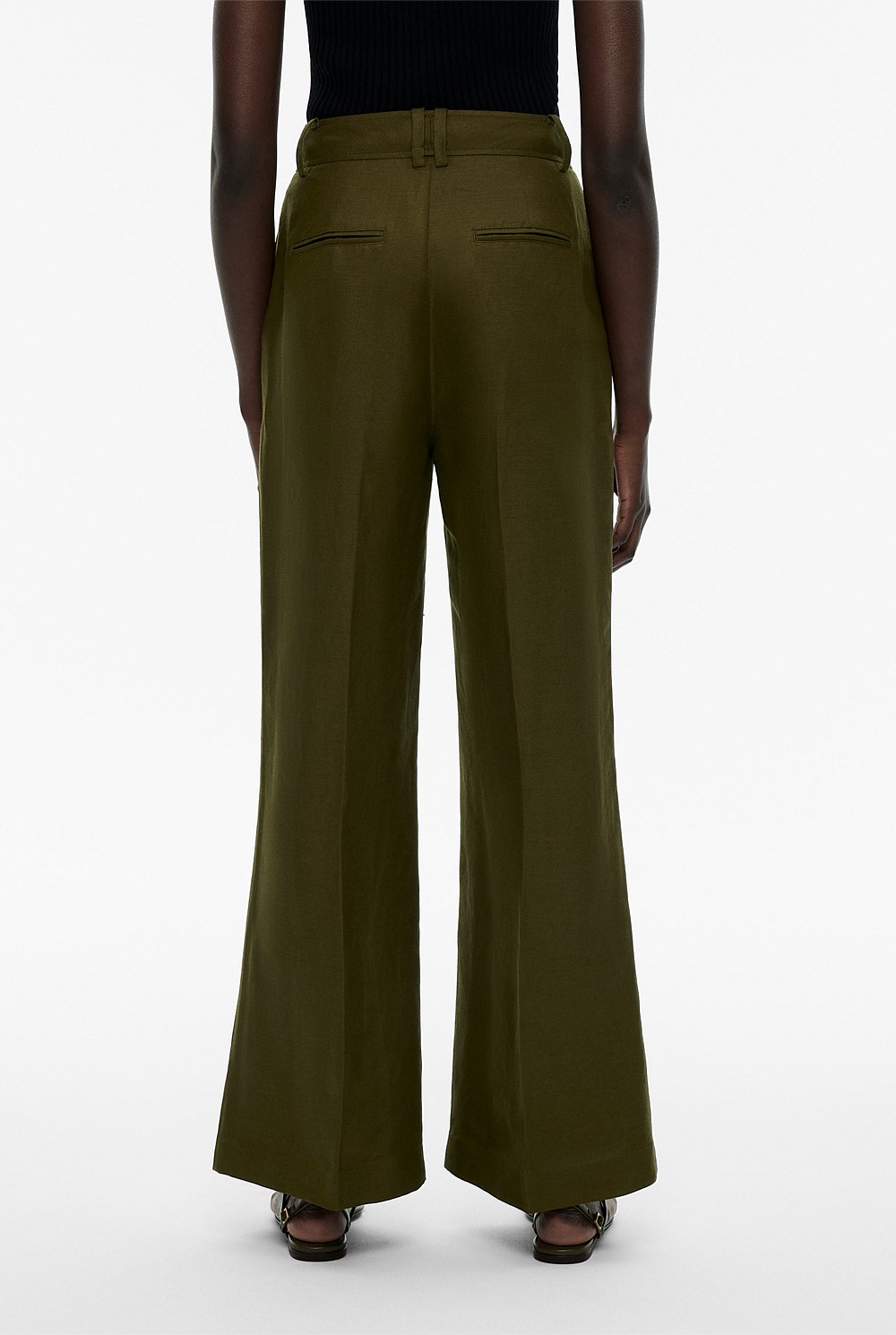 Linen Viscose Tailored Trouser