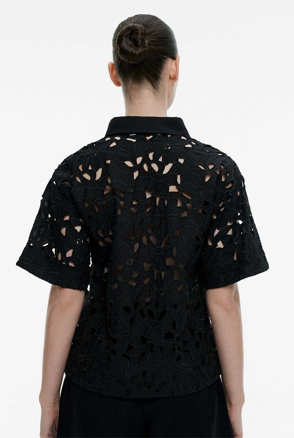 Lace Short Sleeve Shirt