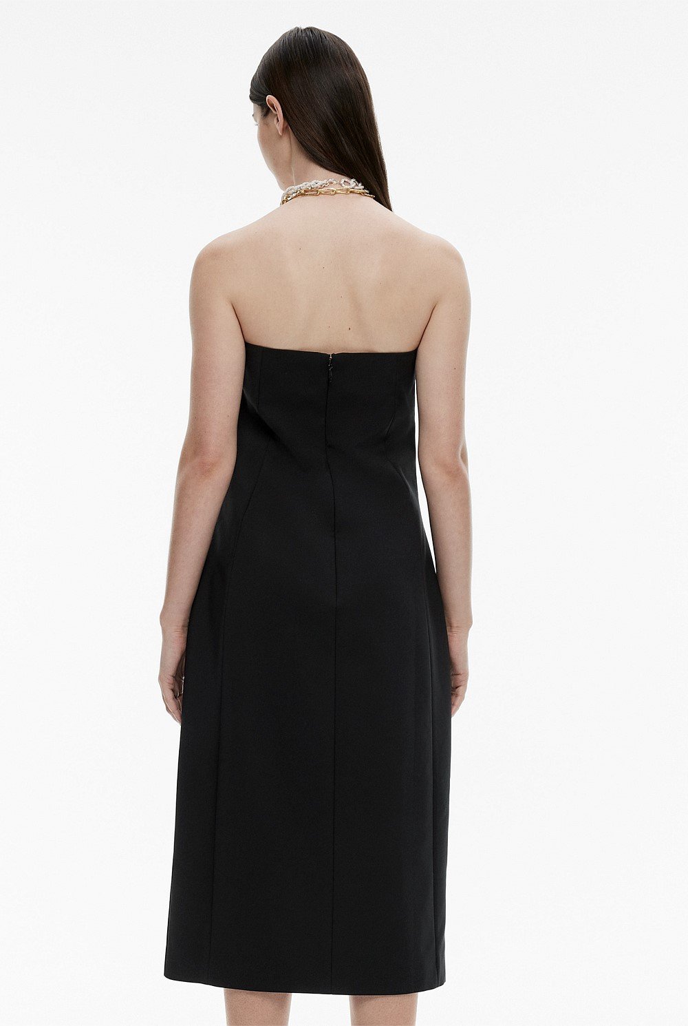 Strapless Tailored Dress