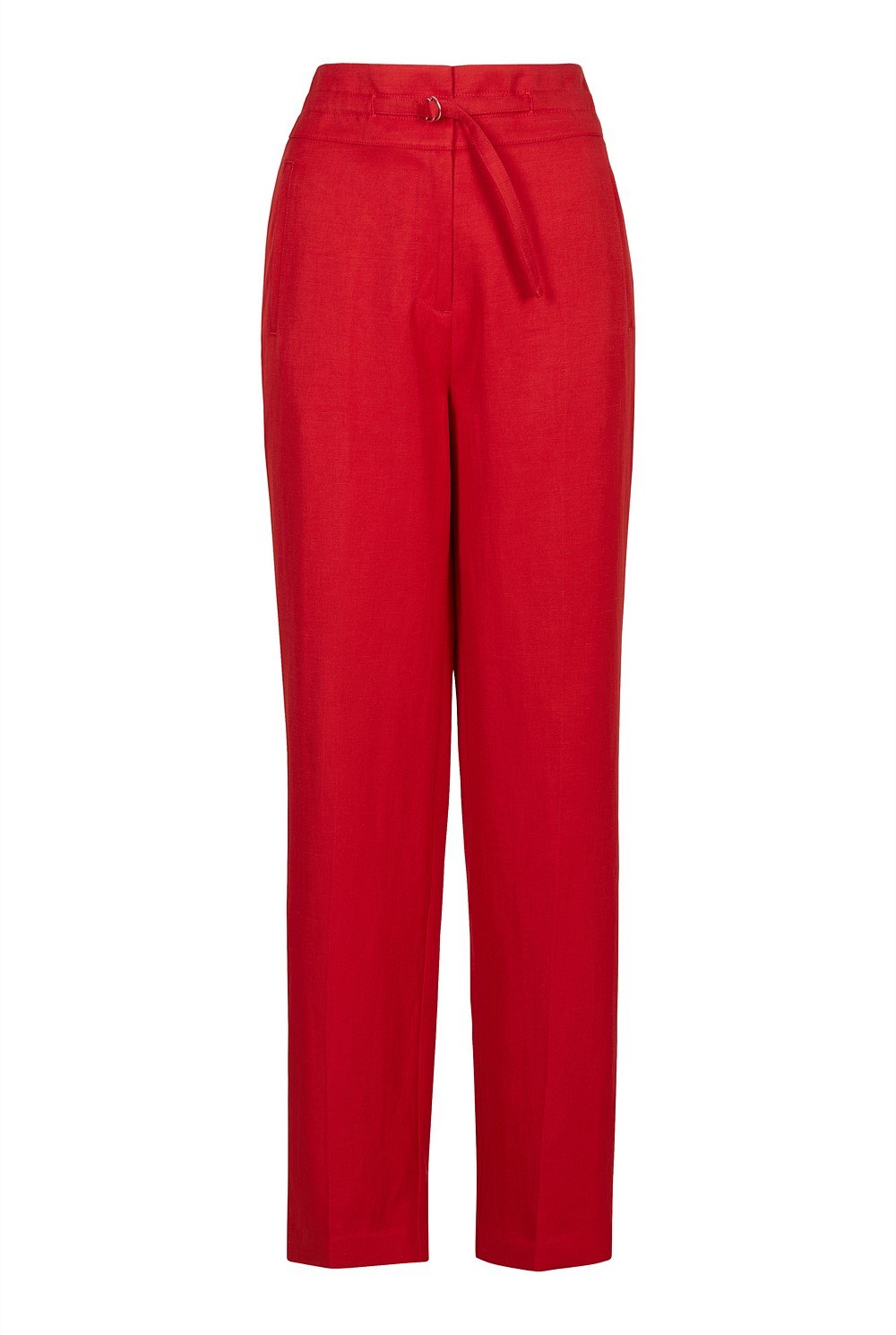 Linen Blend Slouch Trouser