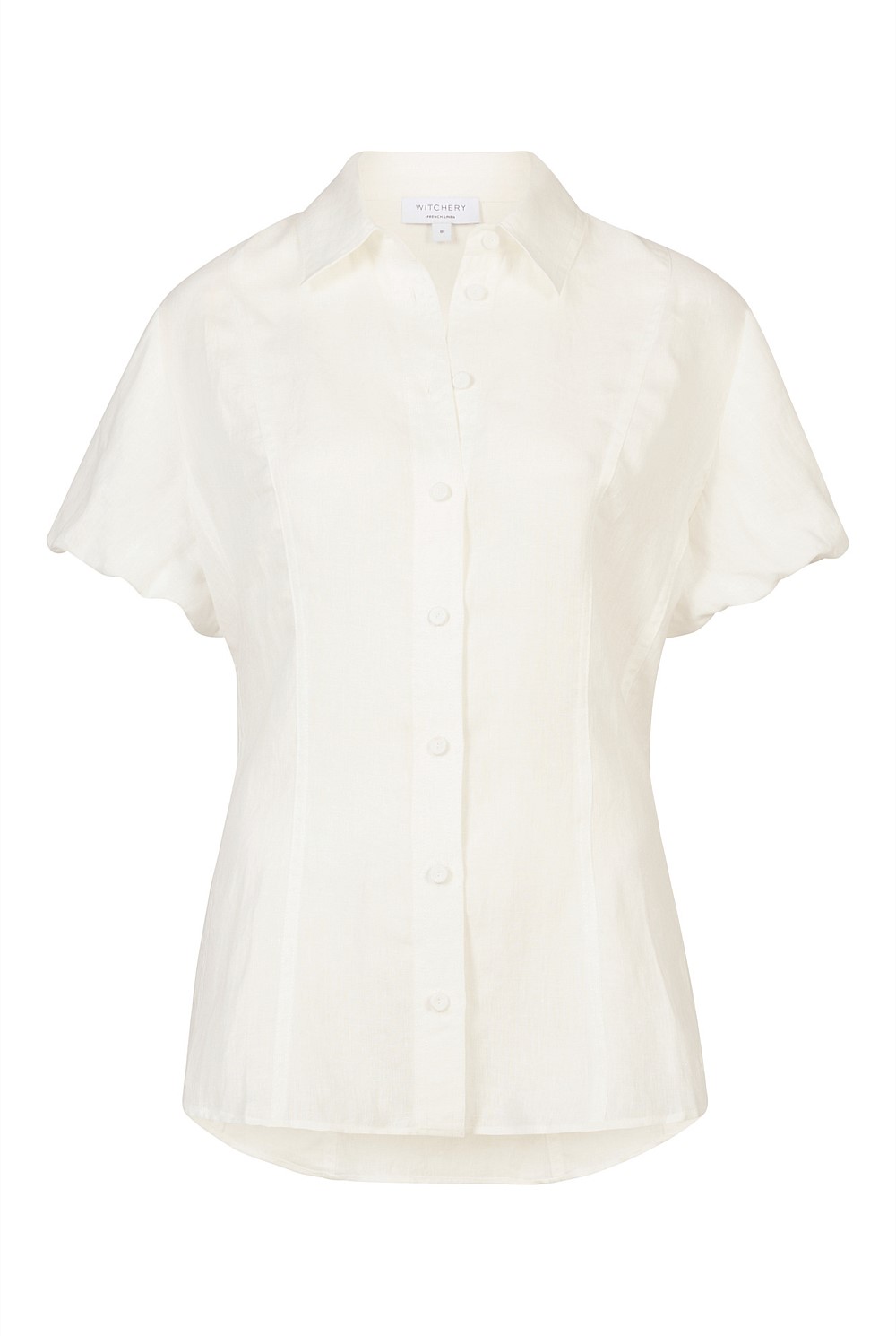 French Linen Seam Detail Blouse