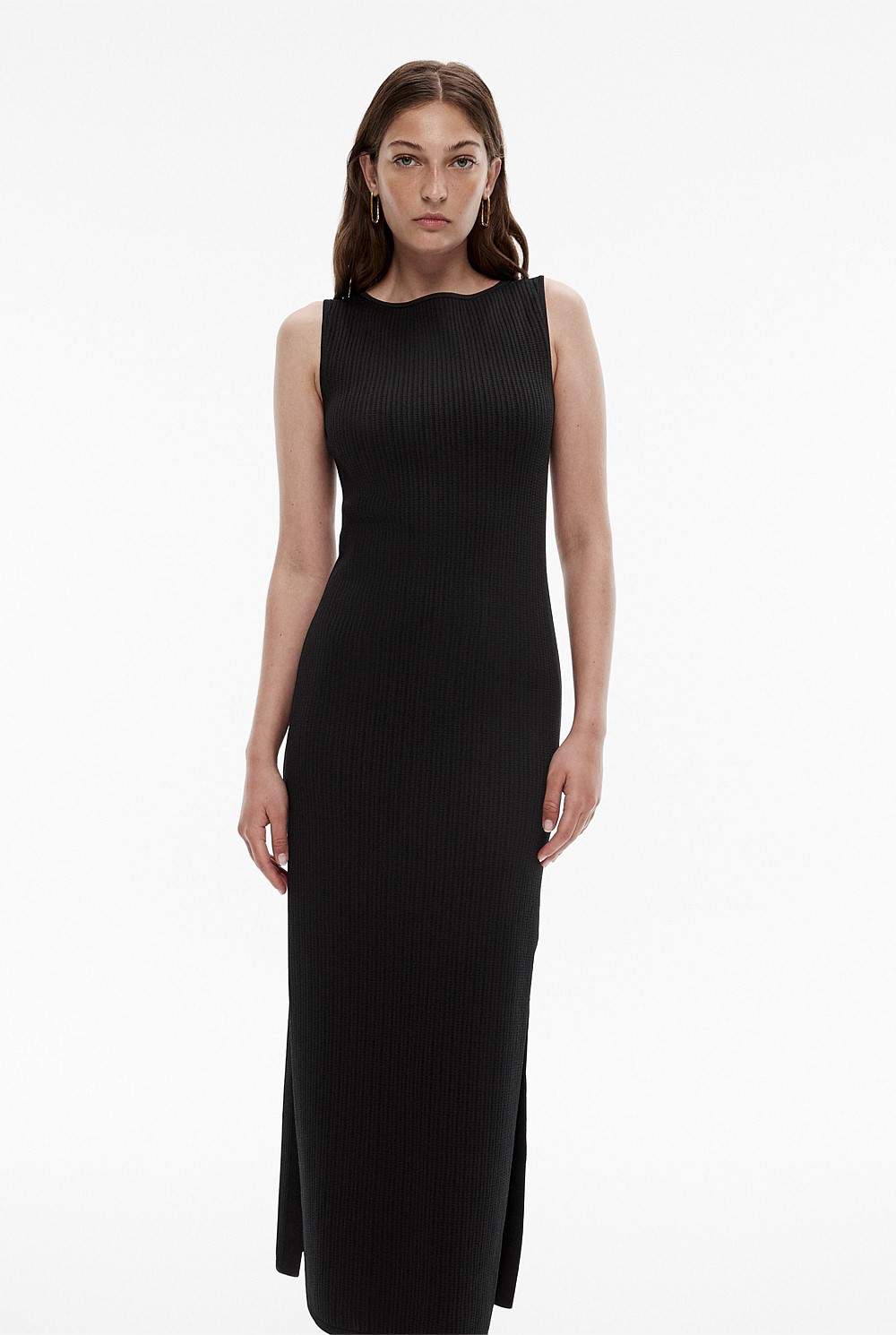 Textured Stitch Knit Dress