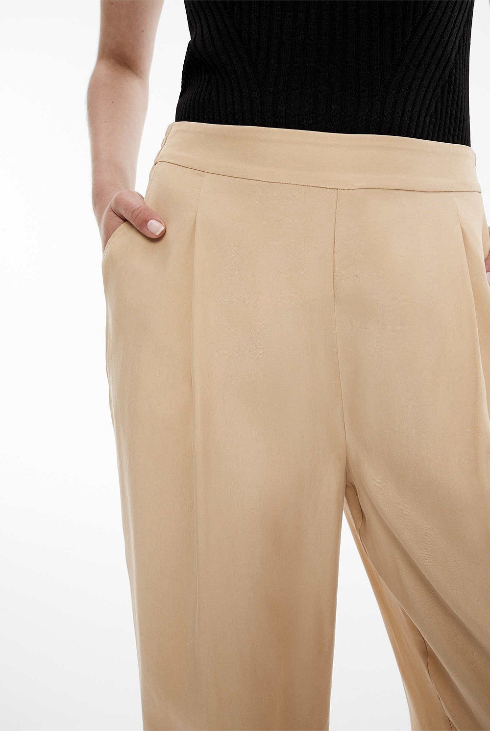 Cupro Pull On Pant